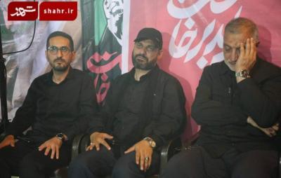  عزاداری هفتمین شب خاکسپاری رهبر شهید