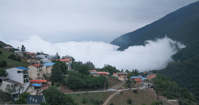 طبیعت تابستانی کوهستان چالوس