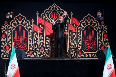 عزاداری اربعینی دانشجویان در  محل شهادت رهبر شهید