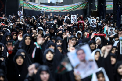 عزاداری اربعینی دانشجویان در  محل شهادت رهبر شهید