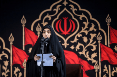 عزاداری اربعینی دانشجویان در  محل شهادت رهبر شهید