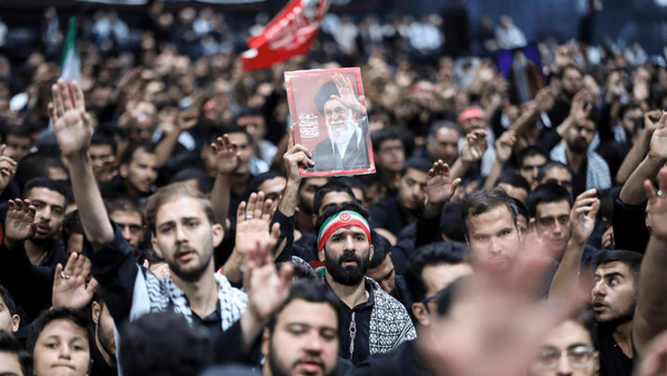 عزاداری اربعینی دانشجویان در  محل شهادت رهبر شهید