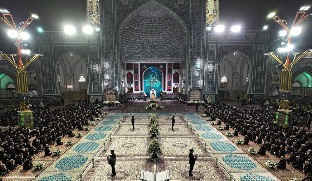 مراسم خطبه‌خوانی شب شهادت امام رضا(ع)