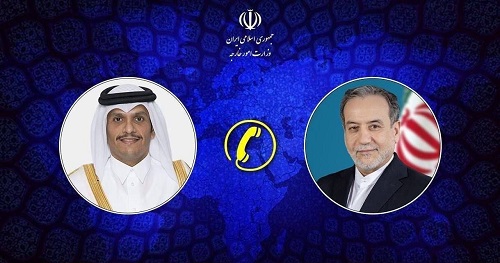 گفت وگوی تلفنی وزرای امور خارجه جمهوری اسلامی ایران و قطر