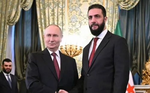  پوتین وارد تعامل رسمی با احمد الشرع شد 