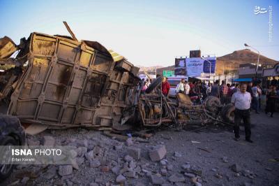 حادثه انفجار تانکرسوخت درسنندج