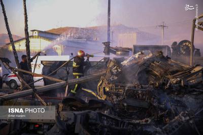 حادثه انفجار تانکرسوخت درسنندج