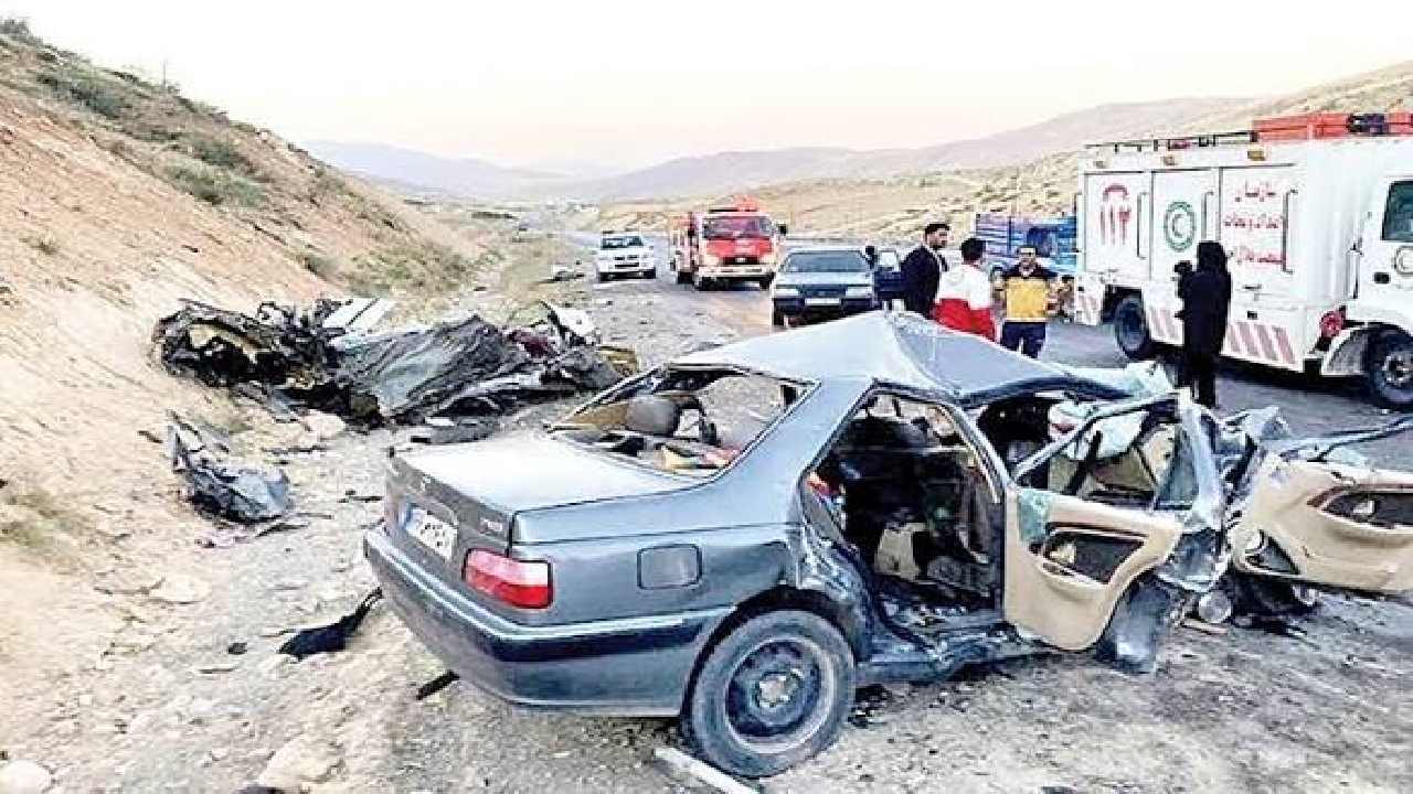 جان باختن بیش از ۱۶۰۹ نفر در تصادفات جاده‌ ای