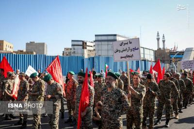 رزمایش جان فدایان ایران