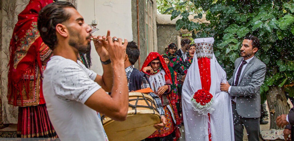 عروسی به رسم کرمانجی