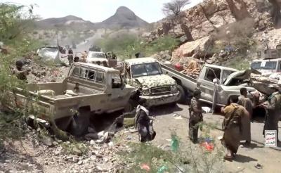 خط مقدم نبردمجاهدان یمنی بامزدوران سعودی