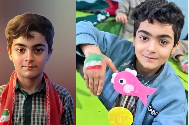 دلتنگی مادر ماکان نصیری در روز اول مهر / فیلم