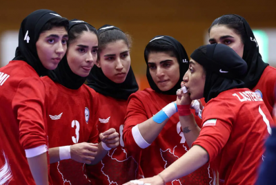  مبارزه دختران کبدی ایران در فینال / عکس