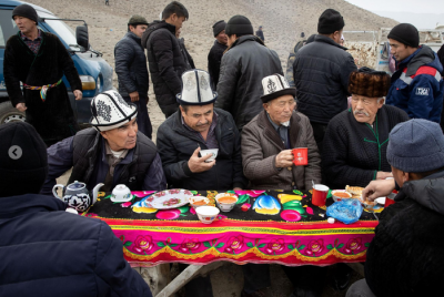  بازی سنتی اسب‌سواران قرقیزستان / عکس