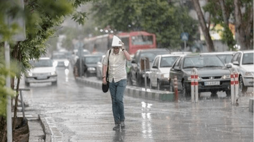 بارندگی و وزش باد شدید در راه ۲۵ استان