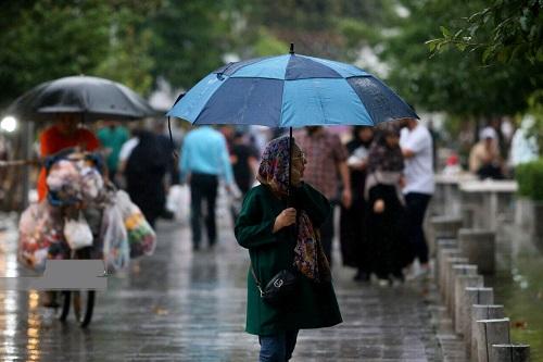 بارندگی و کاهش نسبی دما در چندین استان کشور از امروز