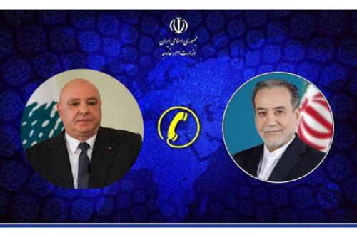 گفتگوی تلفنی عراقچی با رئیس جمهور لبنان