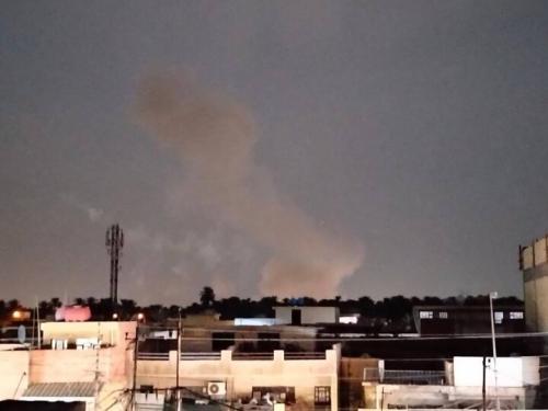 انفجار در انبار مهمات الحشد الشعبی در بغداد