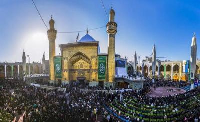 عکس/ گنبد جدید حرم مطهر حضرت علی (ع)