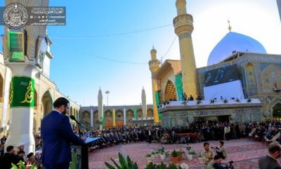 عکس/ گنبد جدید حرم مطهر حضرت علی (ع)