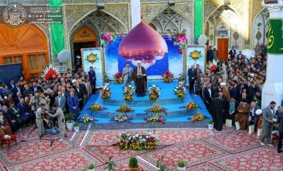عکس/ گنبد جدید حرم مطهر حضرت علی (ع)