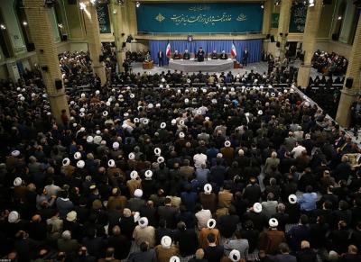 عکس/ دیدار رهبر انقلاب با مسئولان نظام و میهمانان کنفرانس وحدت اسلامى‌