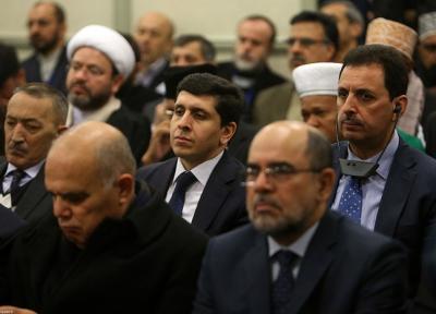 عکس/ دیدار رهبر انقلاب با مسئولان نظام و میهمانان کنفرانس وحدت اسلامى‌