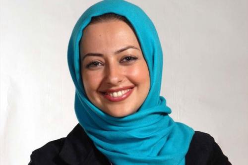 بازیگر معروف زن در حرم امام رضا+عکس