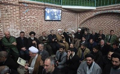 عکس/ مراسم چهلمین روز درگذشت جانباختگان حادثه قطار تبریز - مشهد  