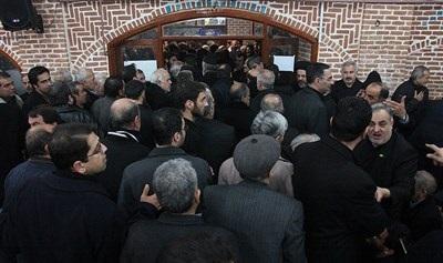 عکس/ مراسم چهلمین روز درگذشت جانباختگان حادثه قطار تبریز - مشهد  
