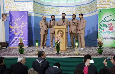 عکس/ حال و هوای شب میلاد امام حسن عسکری(ع) در حرم رضوی 
