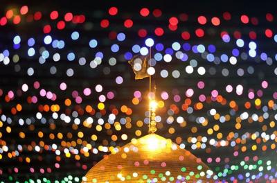 عکس/ حال و هوای شب میلاد امام حسن عسکری(ع) در حرم رضوی 