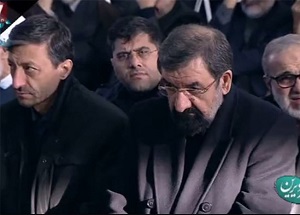 عکس/ محسن رضایی در مراسم تشییع آیت‌الله هاشمی 