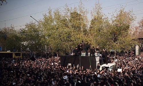 فیلم/ وداع مردم بایاردیرین انقلاب آیت الله هاشمی رفسنجانی 