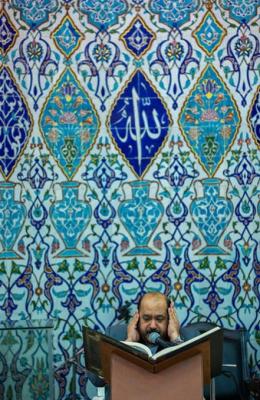 عکس/ مراسم ترحیم آیت‌الله هاشمی در کربلا 