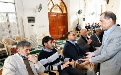 عکس/ مراسم ترحیم آیت‌الله هاشمی در کربلا 