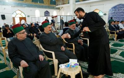 عکس/ مراسم ترحیم آیت‌الله هاشمی در کربلا 