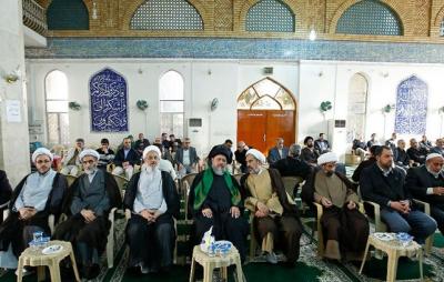 عکس/ مراسم ترحیم آیت‌الله هاشمی در کربلا 