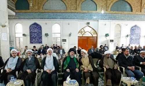 عکس/ مراسم ترحیم آیت‌الله هاشمی در کربلا 