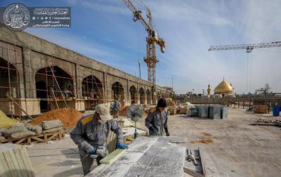 عکس/ تصاویری از صحن بزرگ حضرت زهرا(س)