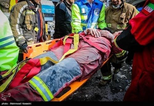 محل ۲ آتش‌نشان گرفتار زیرآوار ساختمان پلاسکو مشخص شد 