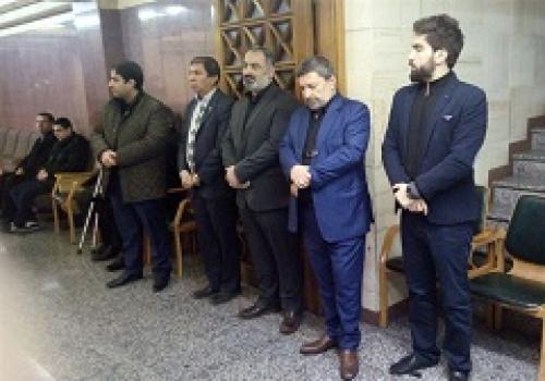 برگزاری مراسم ختم والده الیاس حضرتی 