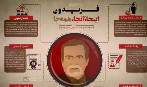 گرافیک/فریدون اینجا، آنجا، همه‌جا !!! 