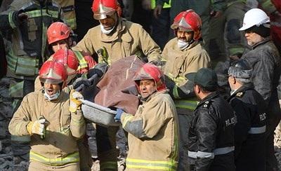 عکس/پیکر آتش نشانان در روز هفتم حادثه پلاسکو 