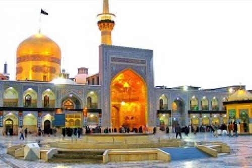 دو پیشکسوت موسیقی در حرم امام رضا+عکس
