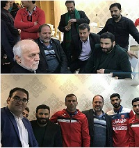 عکس/مداح معروف در اردوی پرسپولیس 