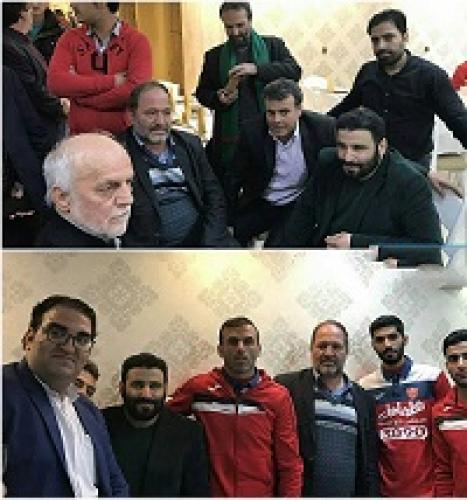 عکس/مداح معروف در اردوی پرسپولیس 