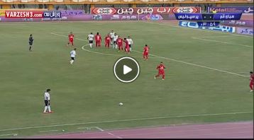 فیلم/ صبا 0 - 2 پرسپولیس؛ چیپ رضائیان 