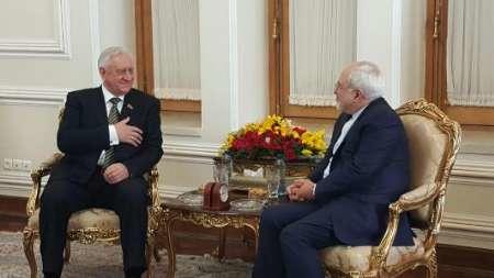 دیدار رئیس مجلس بلاروس با ظریف 