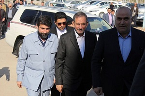 عکس/خودروی جهانگیری در سفر خوزستان 